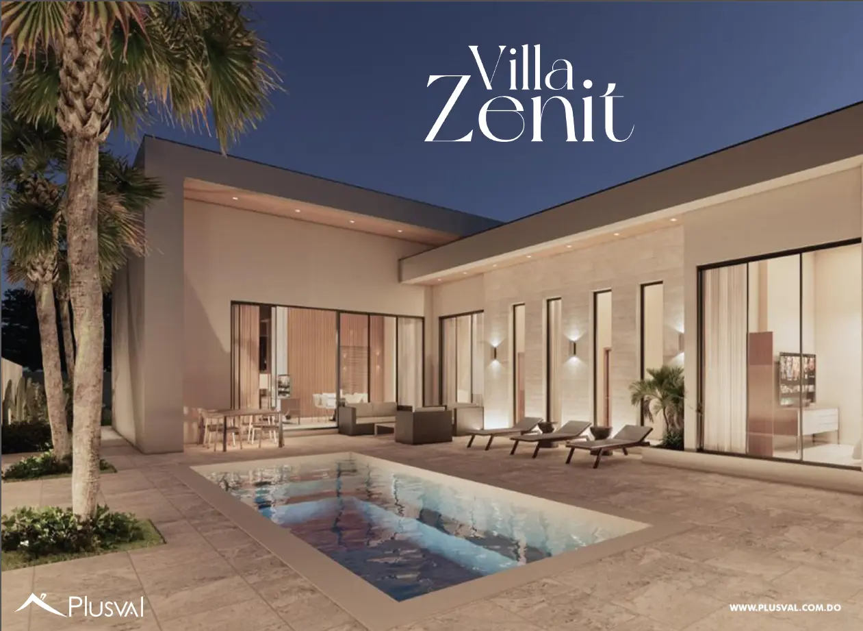 ZENIT, elegante y exclusiva villa de 1 nivel con piscina at Vista Cana 507653