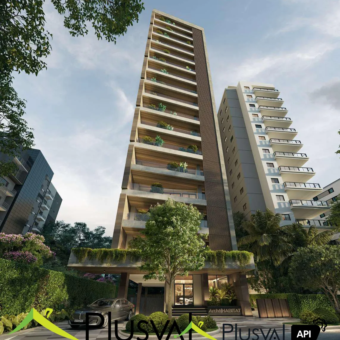 Apartamento en venta de 3 habitaciones y 4 parqueos en Naco, uno por nivel 416991