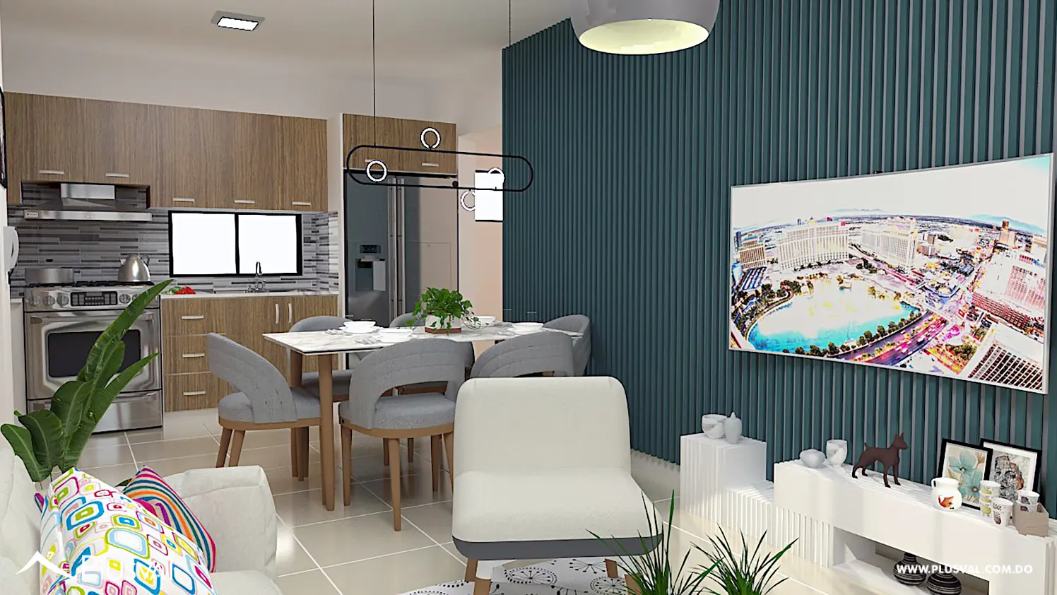 Moderno apartamento de 2 habitaciones en Costa Cana, Punta Cana 454515