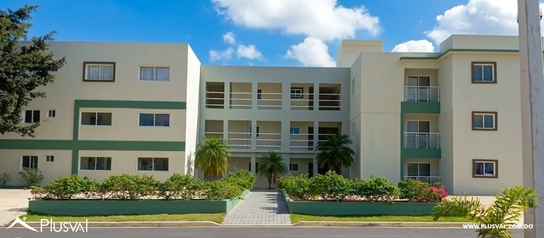Apartamento de 2 habitaciones, de 75 m2, en proyecto cerrado en Boca Chica 526857