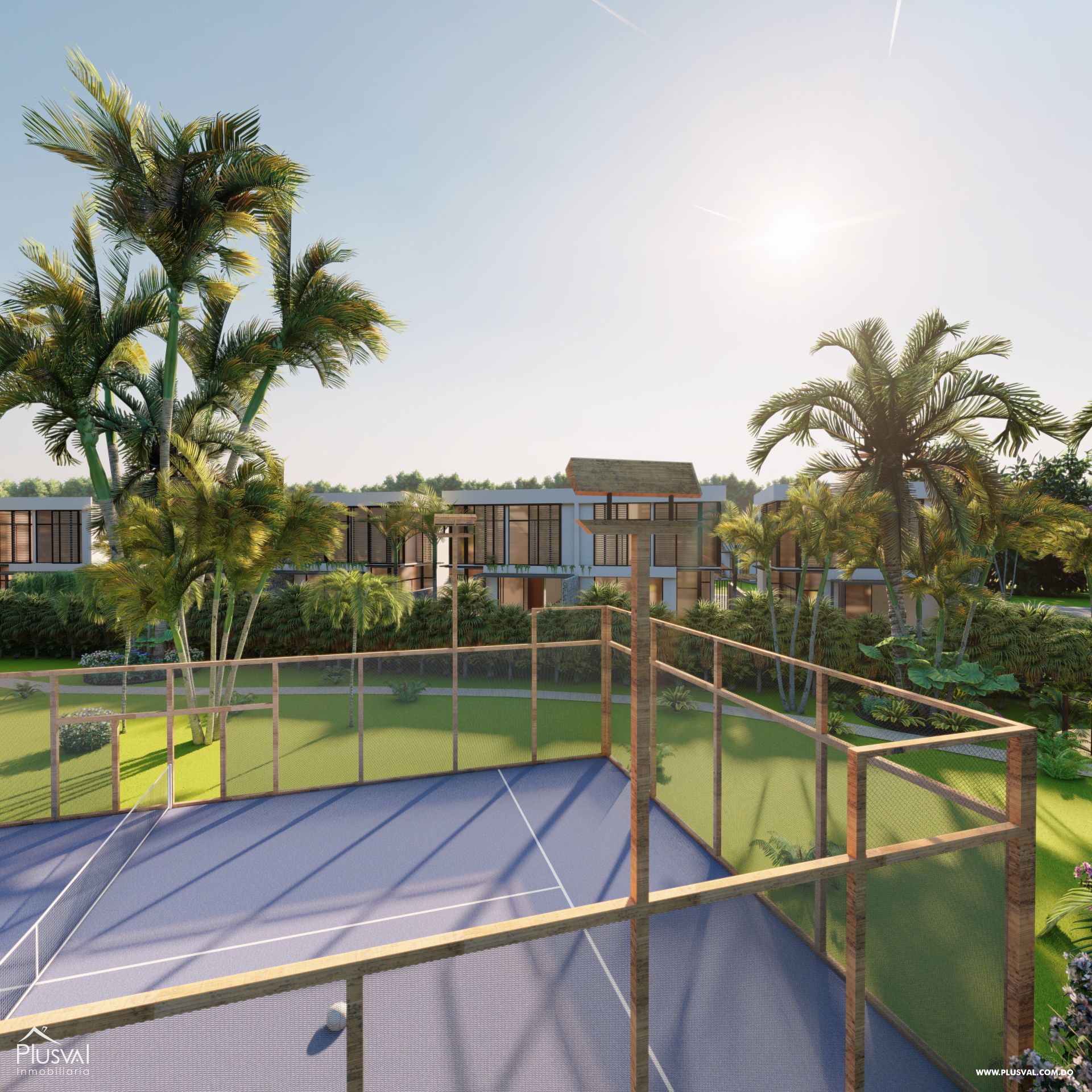 Villas en Bávaro, amplios metrajes de solar, una distribución integradas con la naturaleza. 348690