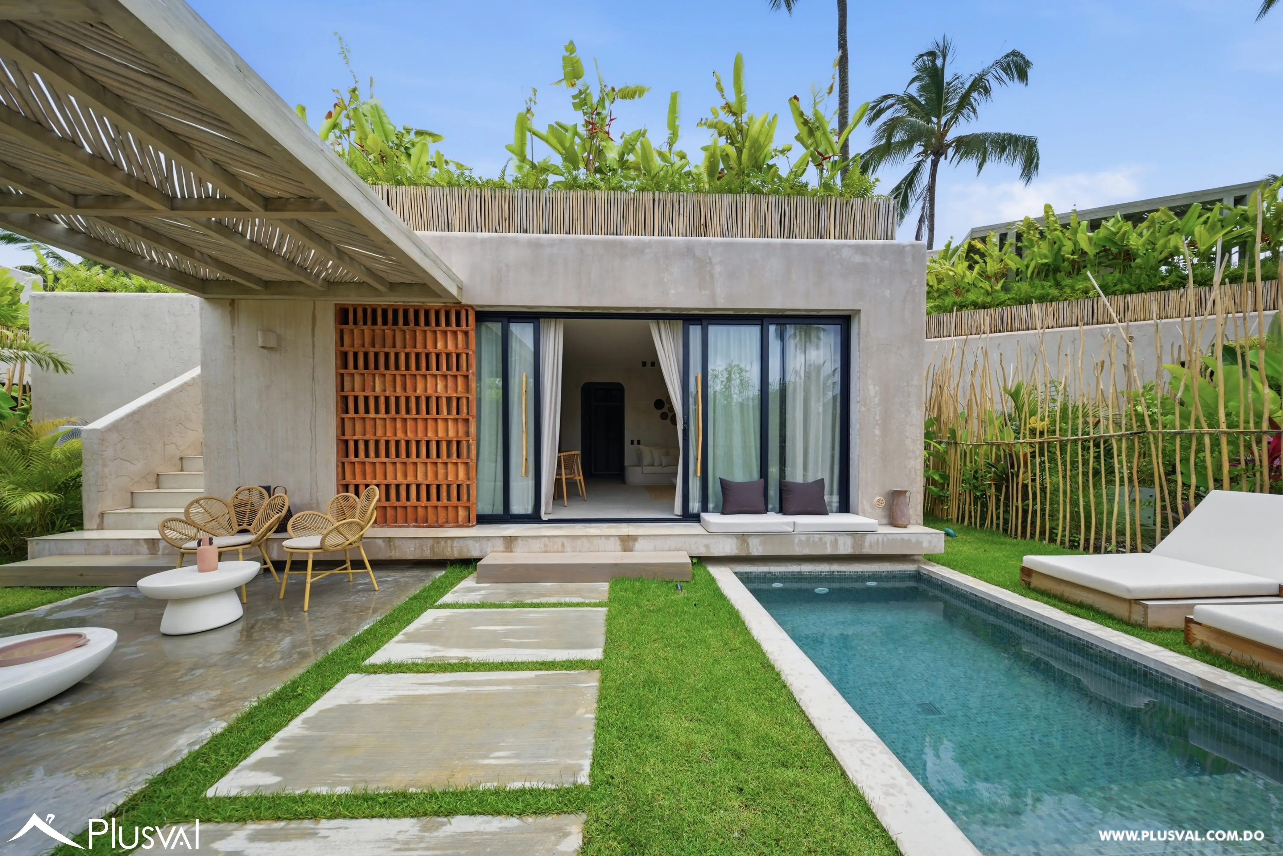 Casa a pasos del mar de 2 habitaciones con piscina privada en Terrenas 533900