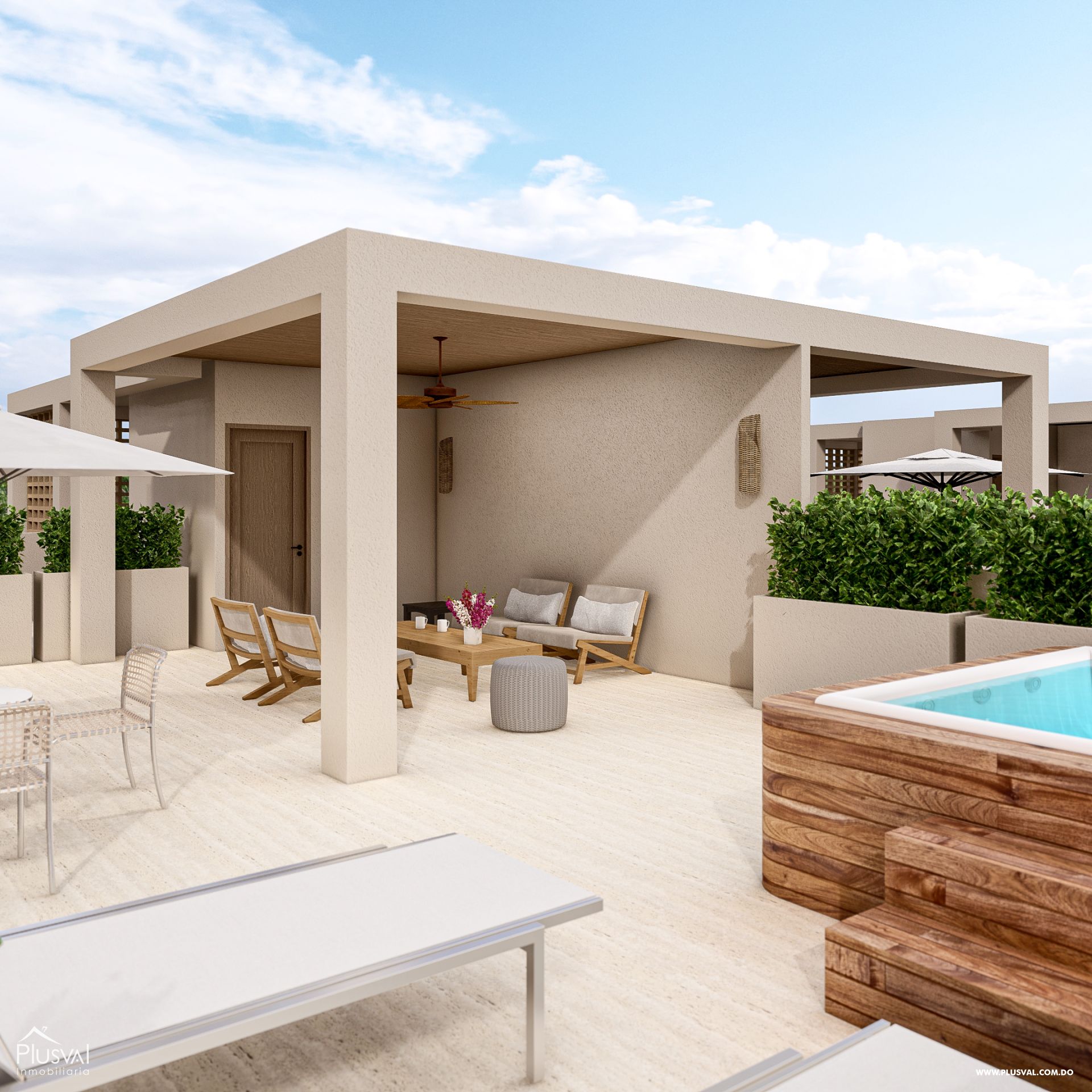 Moderno proyecto de apartamentos en el centro de Punta Cana 316164