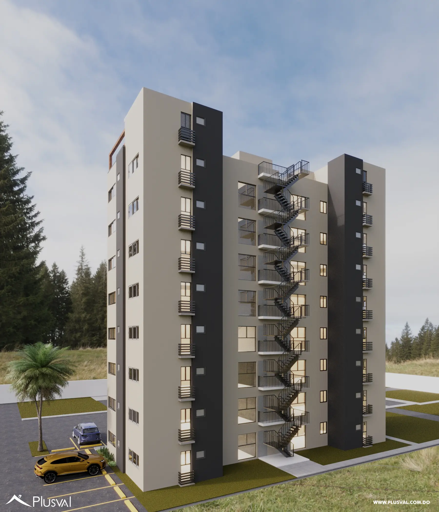 Torre de Apartamentos en La Barranquita, Santiago. 534412