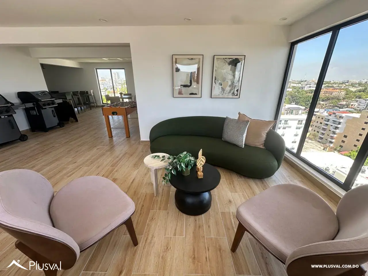 Apartamento en venta en Gazcue de 3 habitaciones con vista al mar 519860