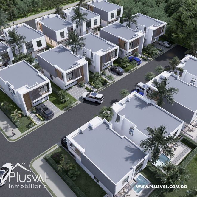 Villas modernas con terraza privada en Bavaro, Punta Cana 442125