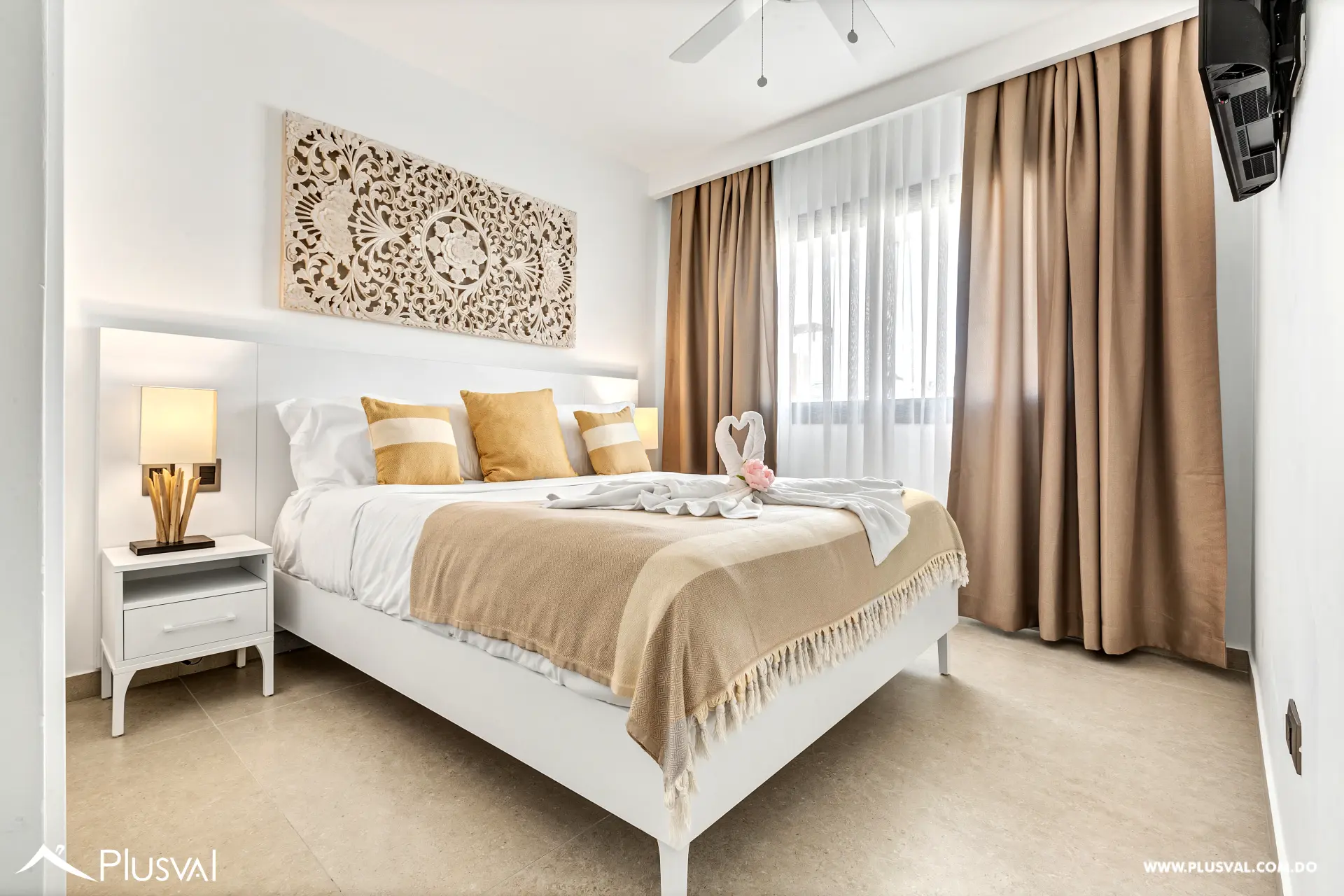 Apartamento frente al mar con terraza y jacuzzi privado en Los Corales, Bávaro 487737