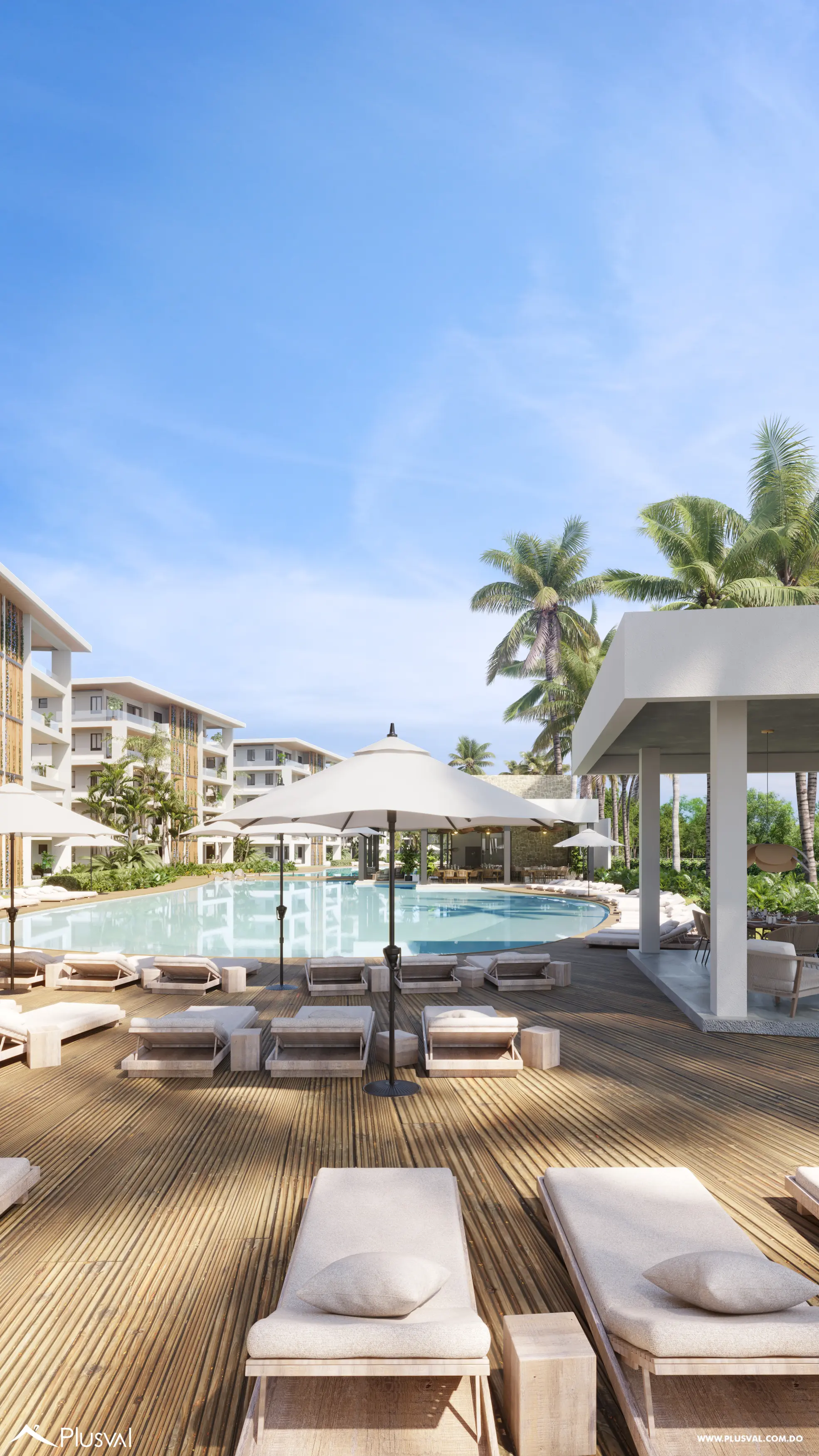 Apartamentos en venta White Sands de 1hab + Estudio con acceso Swim-Up Pool 534494