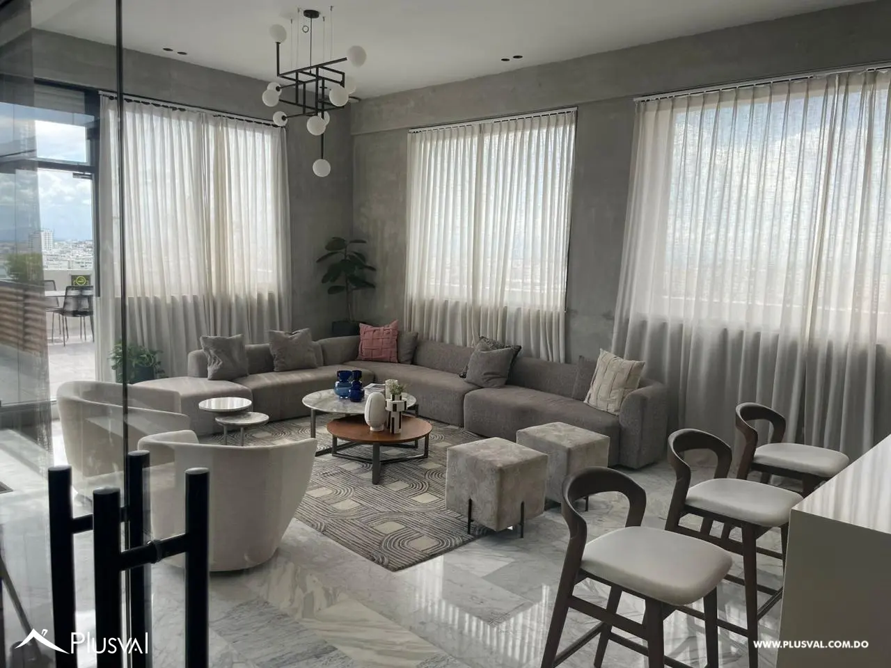 Apartamento en alquiler con estilo moderno y excelente ubicación en bella vista. 464556