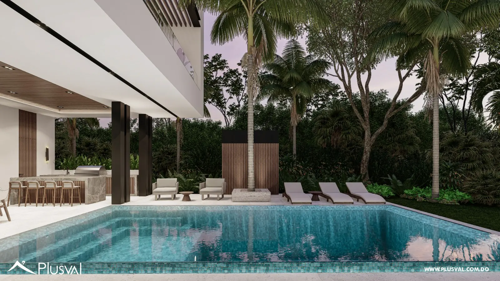 Elegantes villas de 2 niveles con 4 habitaciones en Cap Cana, dentro de un entorno privado y exclusivo 461939