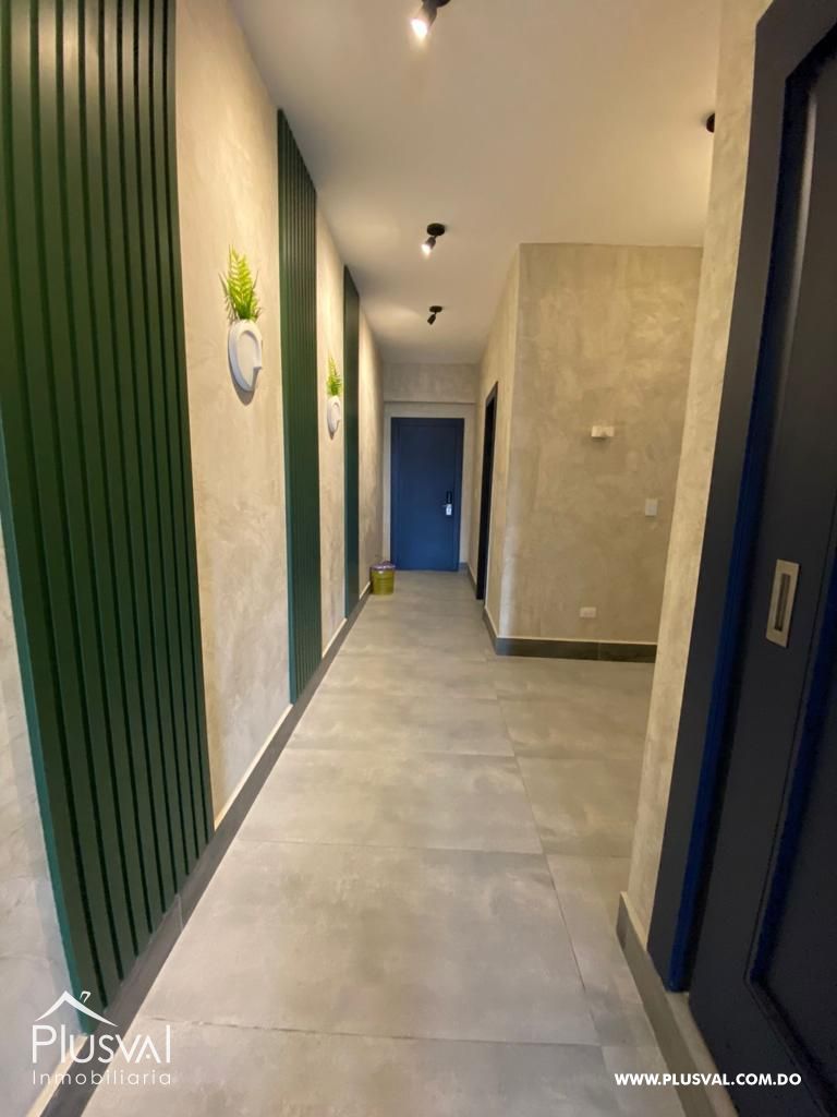 Moderno apartamento nuevo a estrenar en alquiler en Piantini. 497896