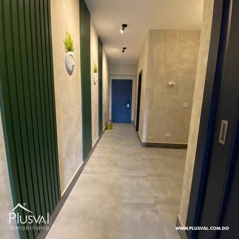 Moderno apartamento nuevo a estrenar en alquiler en Piantini. 497896