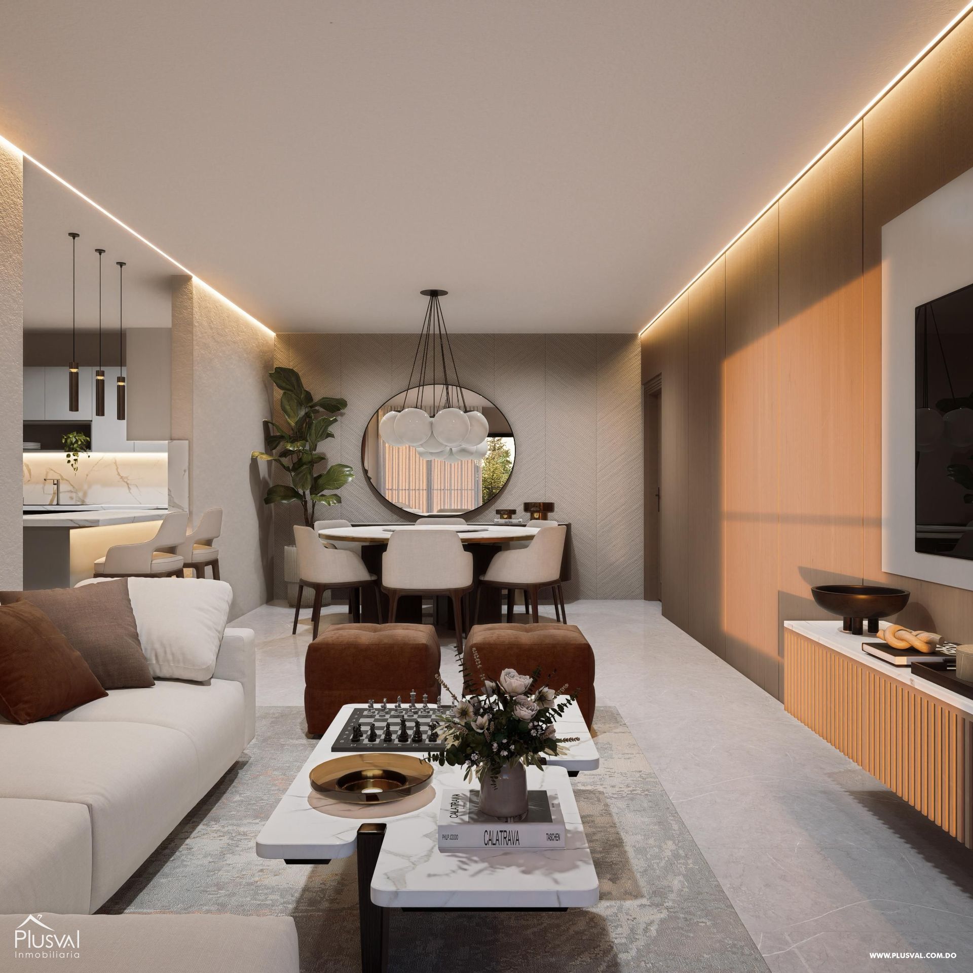 Piso 7 con balcónes en sus habitaciones y sala para permitirte disfrutar de las mejores vistas De Santiago 454385