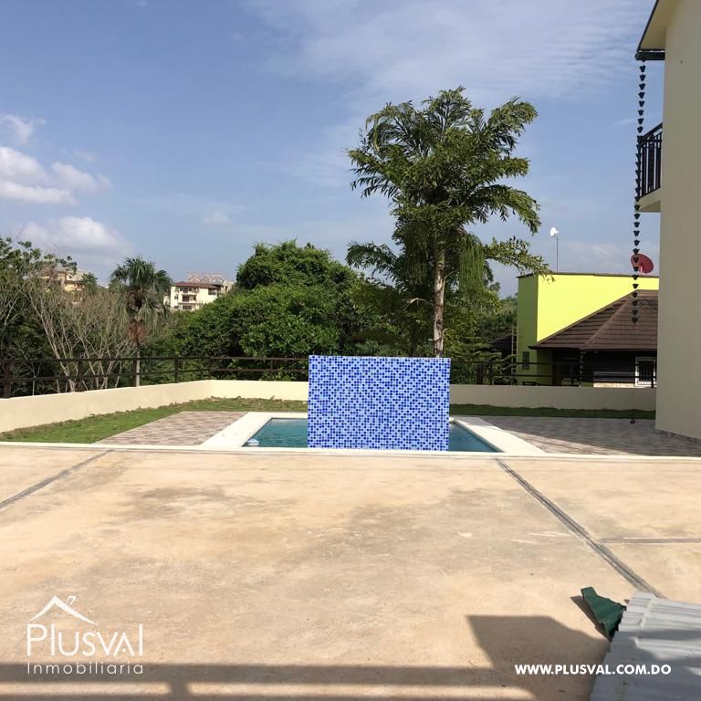Fresca Cabaña Amueblada con Piscina en Sajoma 308175