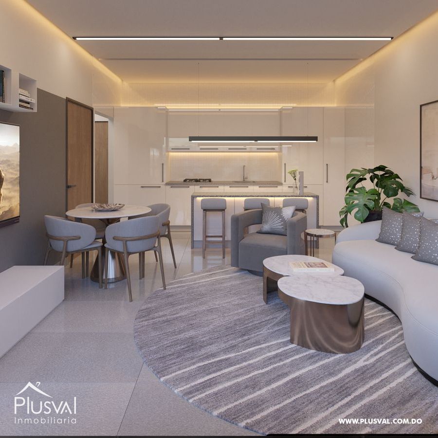 Moderno proyecto de apartamentos de 1 y 2 hab. en venta, Naco 183220