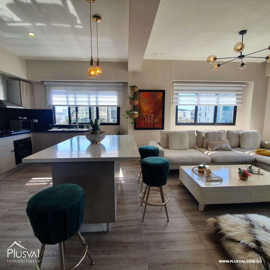 Apartamento en alquiler amueblado en Piantini 210134