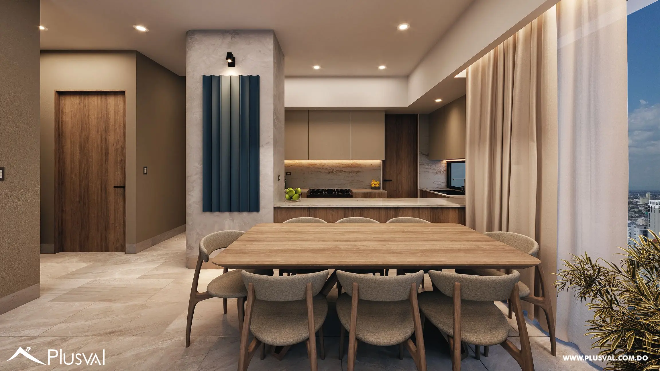 Apartamento en venta de 2 habitaciones en Naco  en construccion 484228