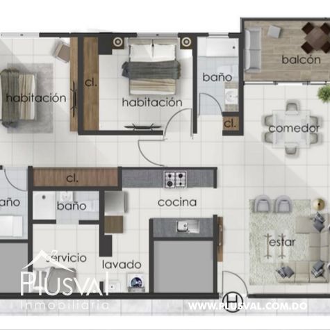 Proyecto de apartamentos de 3 habitaciones en Bella Vista 314851