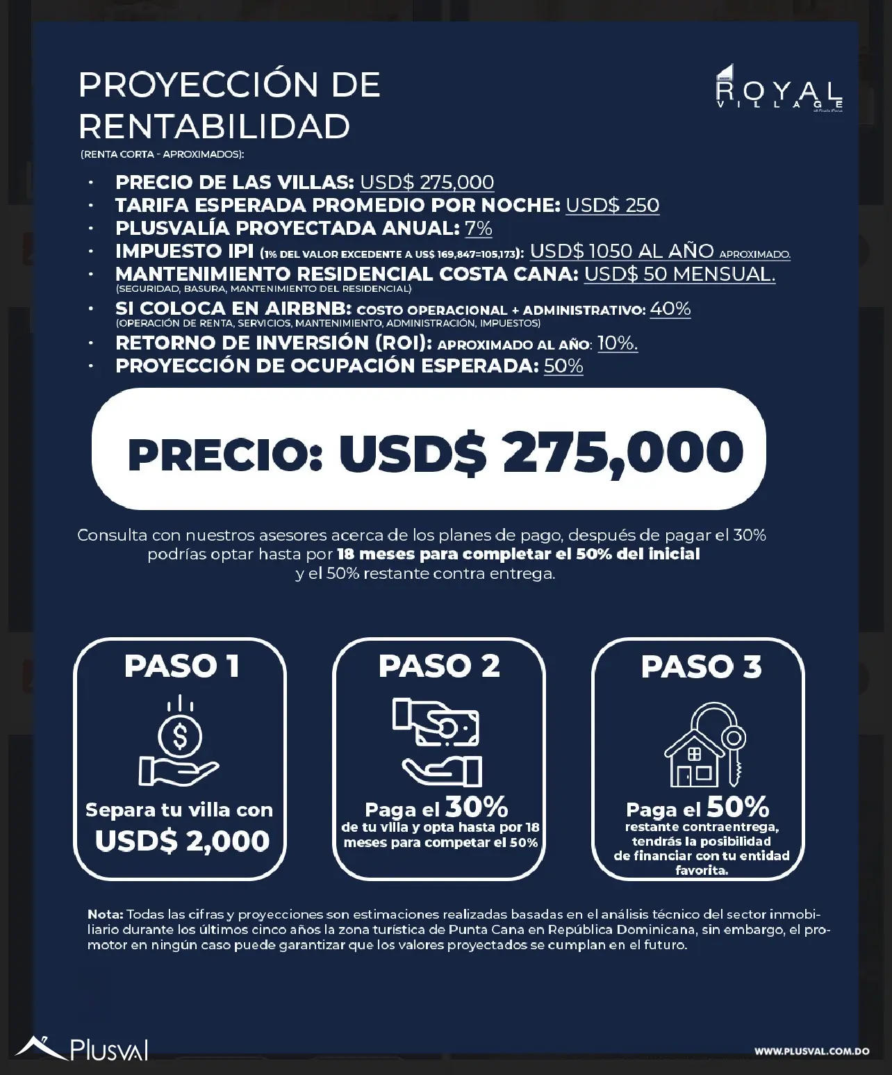 Villa en Venta,  Bavaro Punta Cana 475597