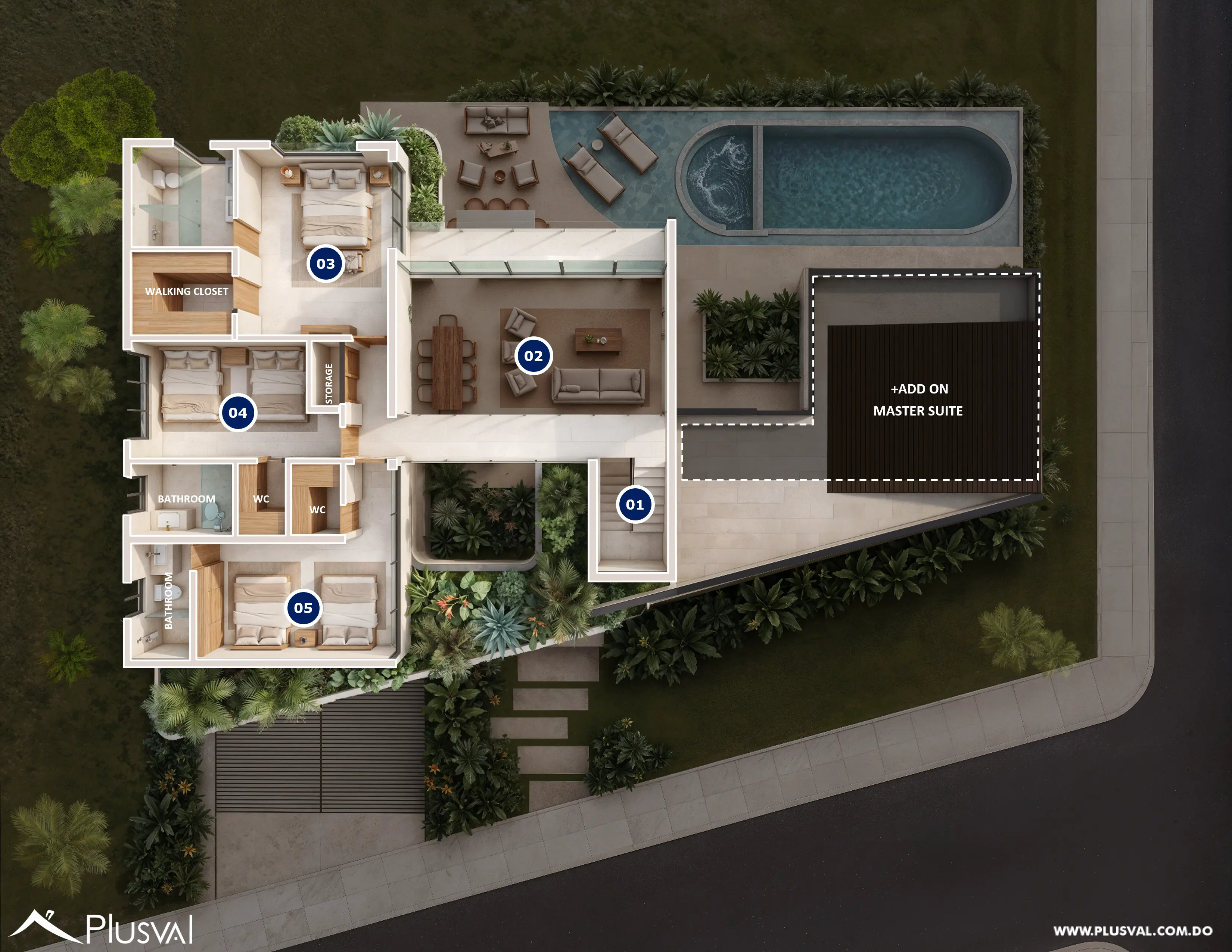 Villa Unifamiliar en Cuidad Las Canas 521016