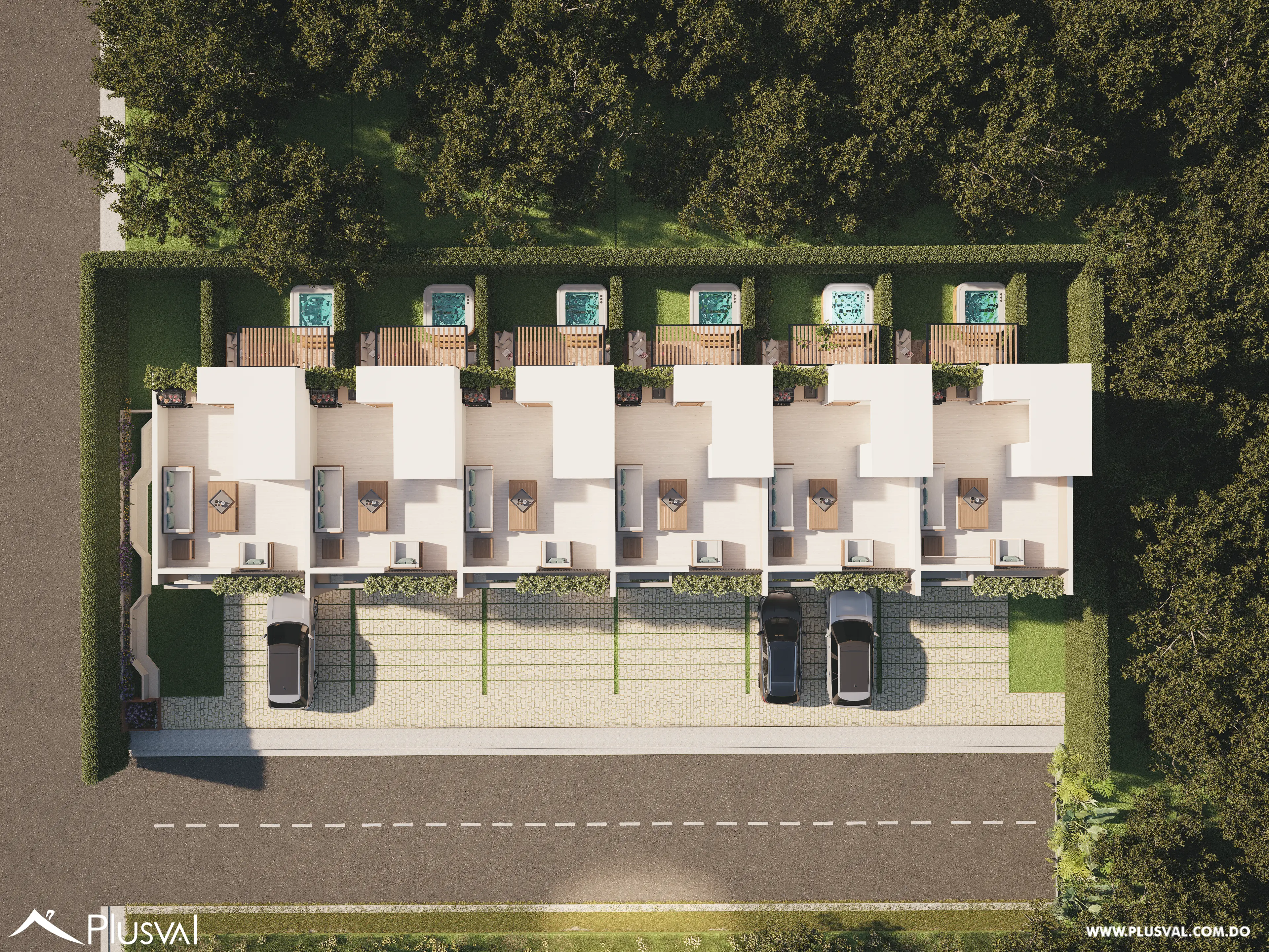 Villas Coral II | Townhouses de 2 Habitaciones en Punta Cana 531395