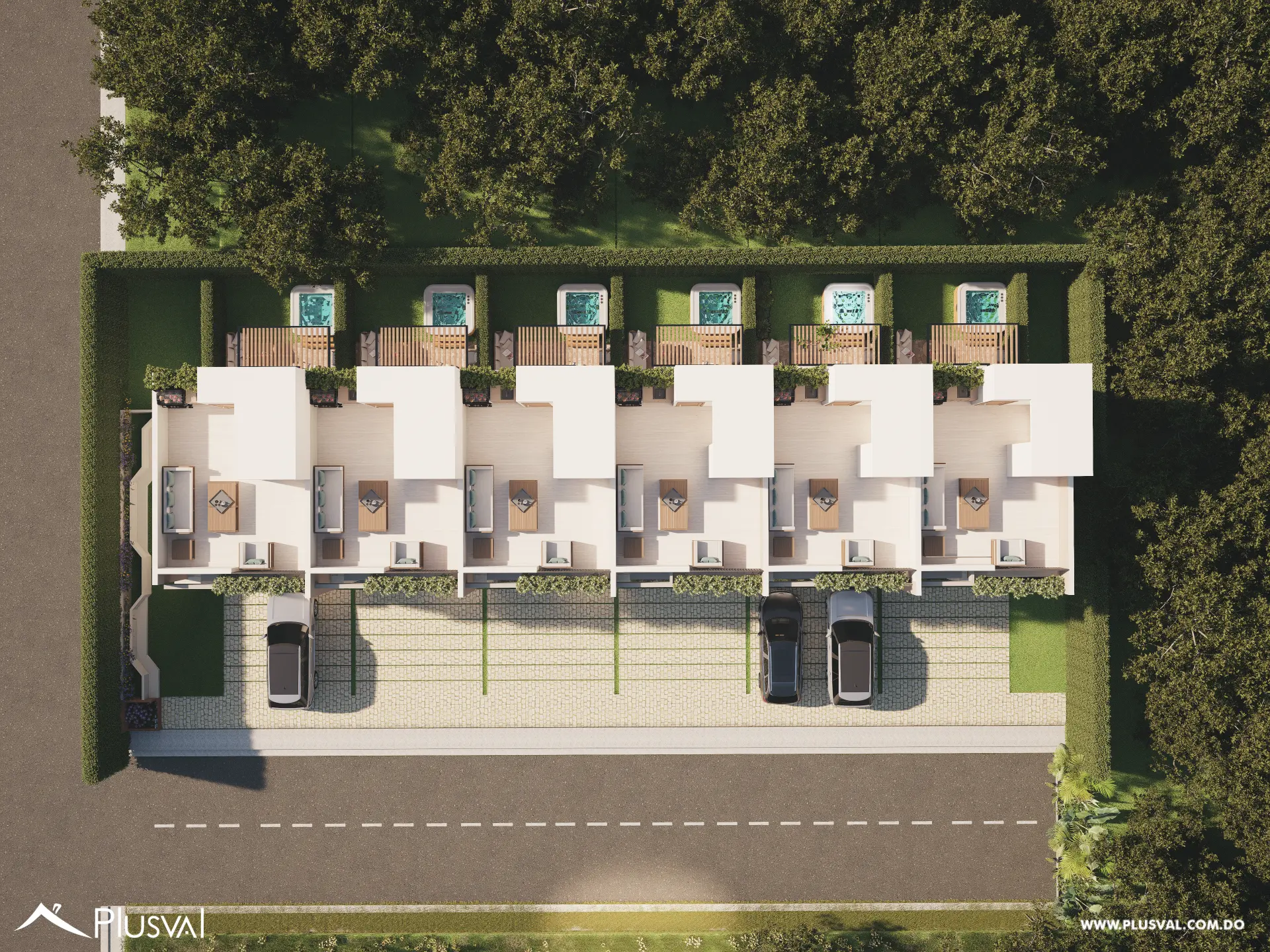 Villas Coral II | Townhouses de 2 Habitaciones en Punta Cana 531395