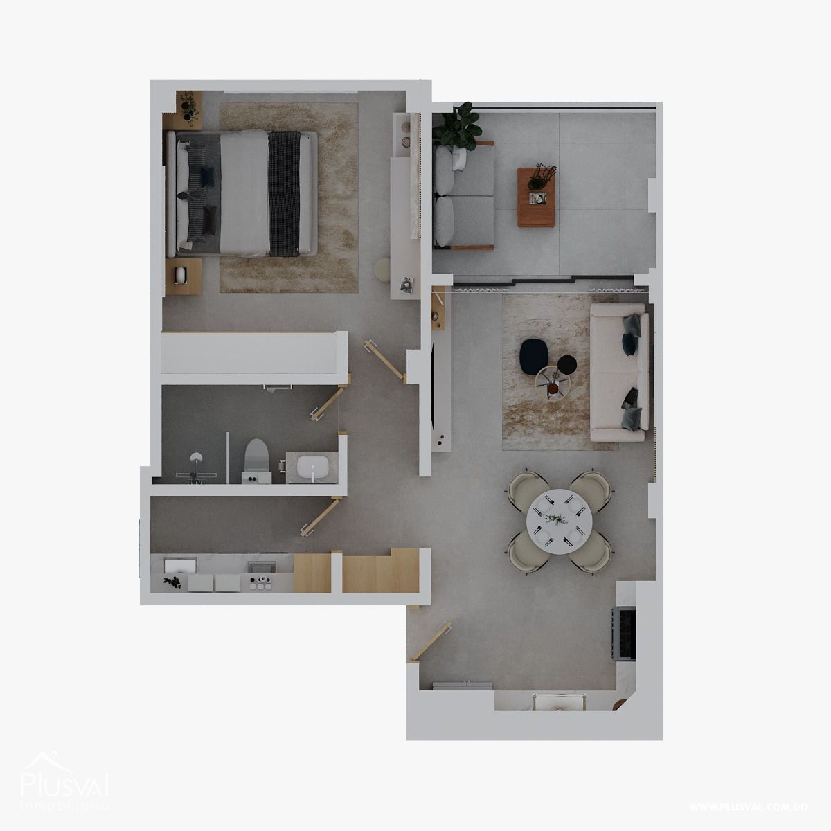 Apartamento 1 Habitación en Venta en Bayahíbe – Estudio Moderno a 3 Minutos de la Playa | Ideal para Inversión Vacacional y Airbnb 472630