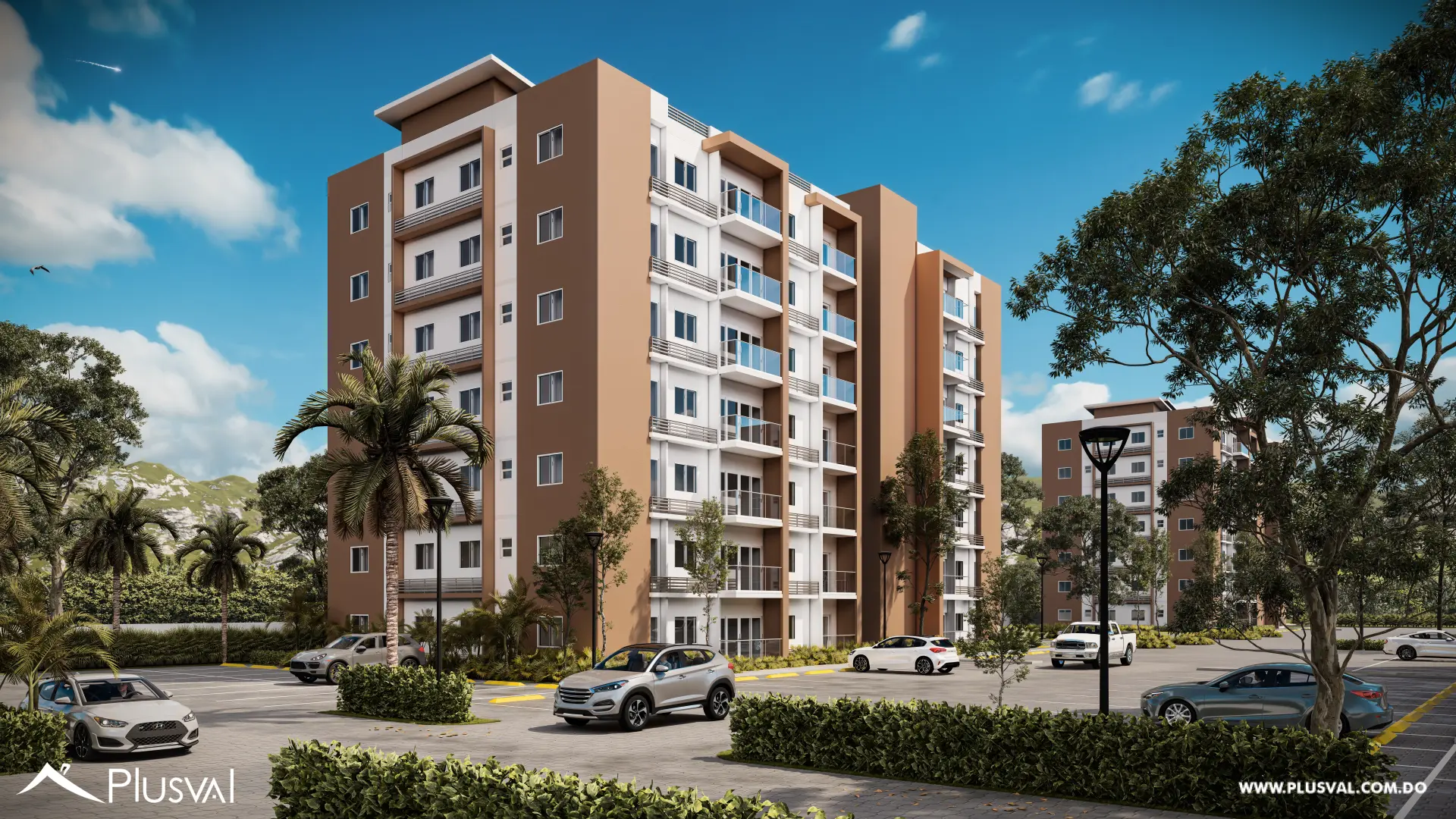Moderna torre de apartamentos en la Barranquita, Santiago. 474279