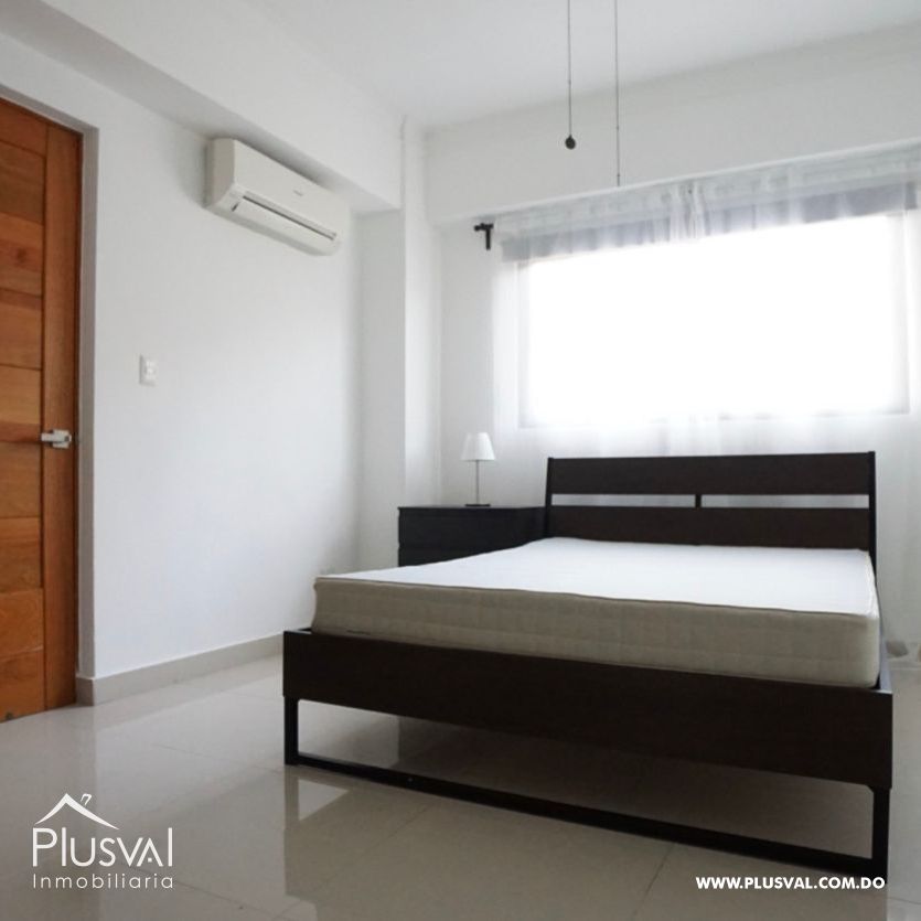 Apartamento amueblado de 1 habitación en Piantini, alquiler 194971