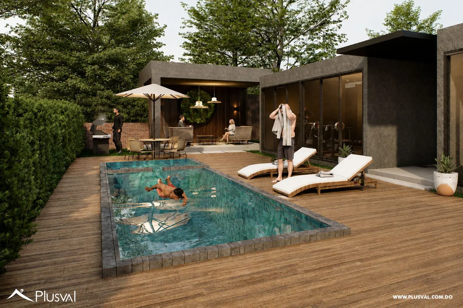 Vive con Estilo en un proyecto único de 3 Torres en la Ciudad de Santiago 505139