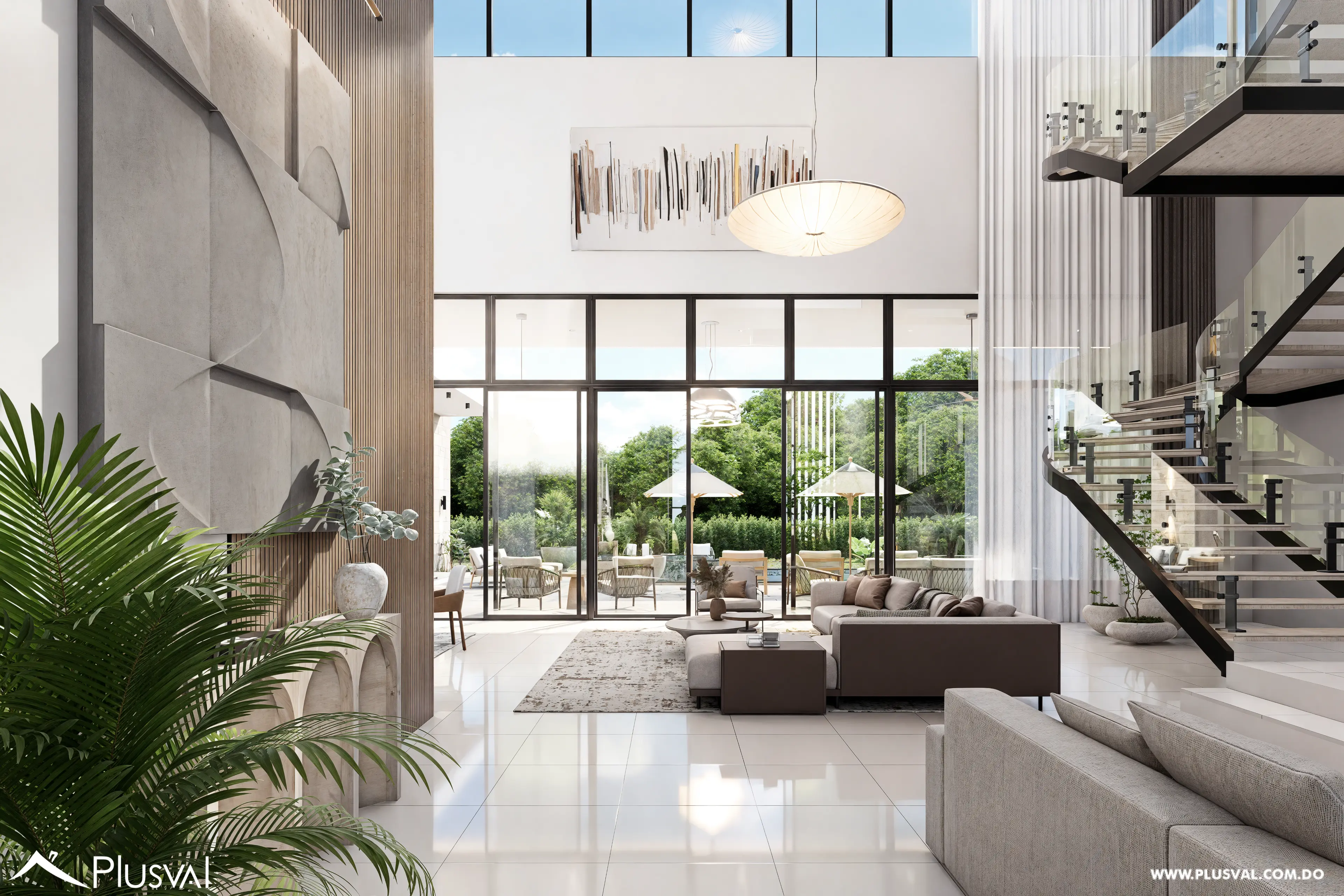 Villa de lujo con vistas panorámicas al Mar Caribe y Punta Espada Golf desde la piscina del segundo nivel 490193