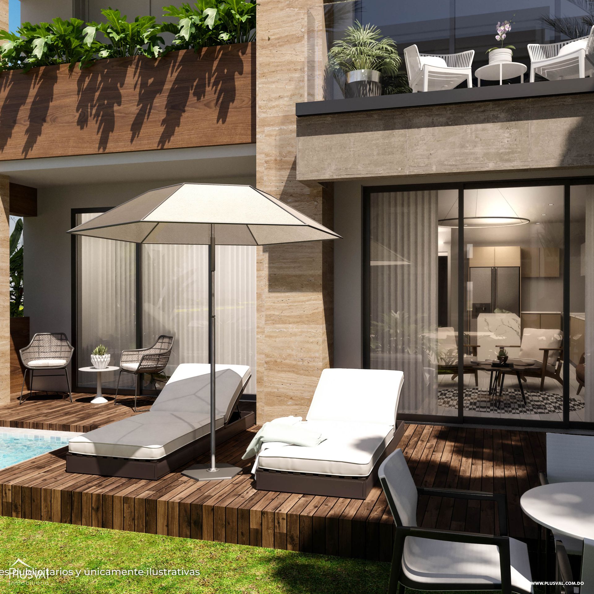 Apartamentos a estrenar con estudio + connecting, ubicados en el Boulevar Turístico del Este. 399984