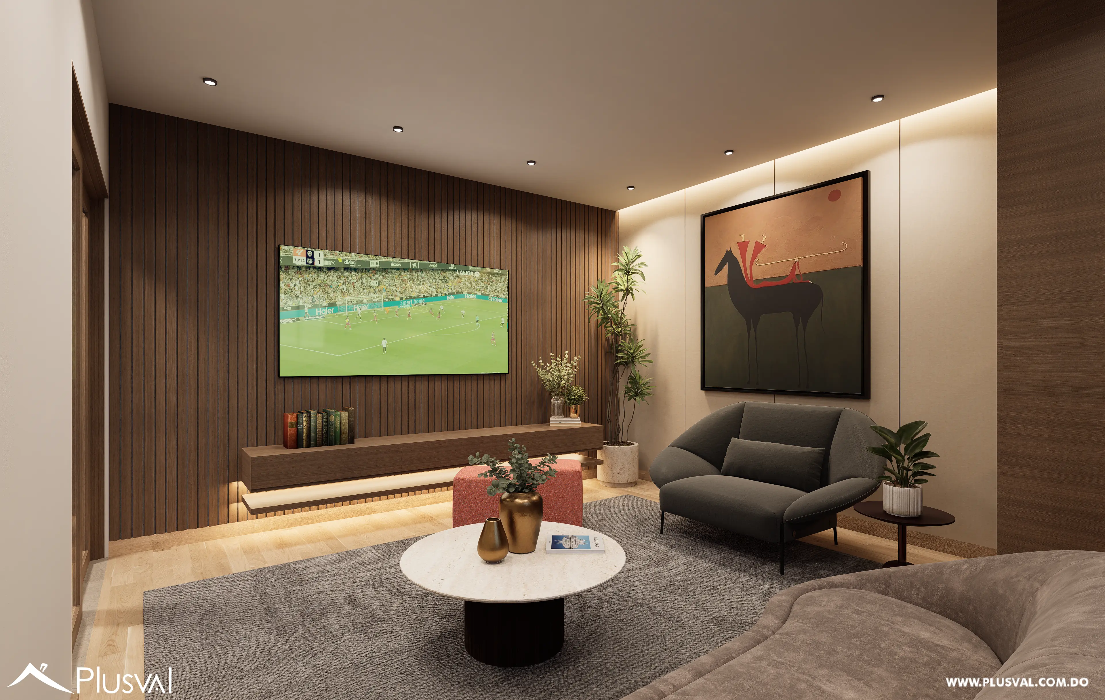 Exclusivo apartamento en venta en Naco 3 habitaciones con estudio, family room, balcón y 3 parqueos 514021