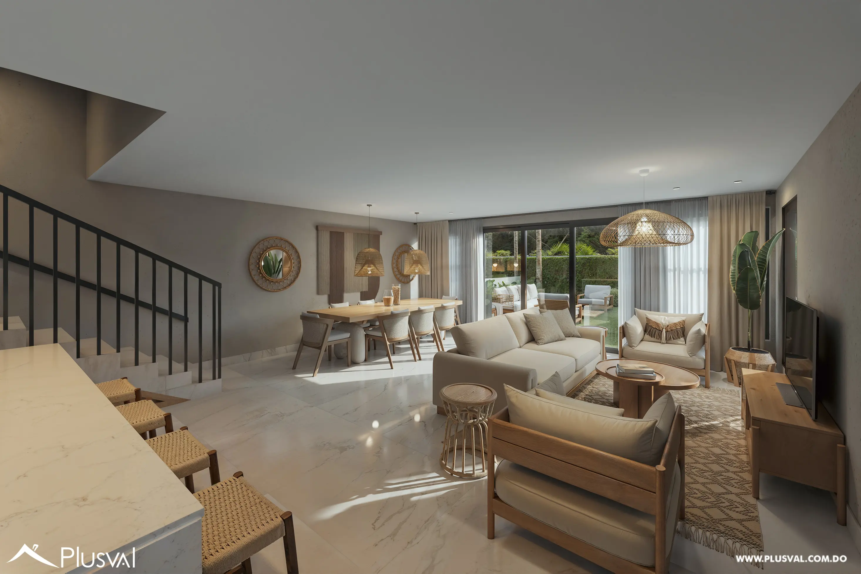 Townhouses en Venta en Playa Nueva Romana Frente al Campo de Golf 468805