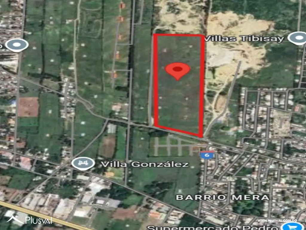 Terreno de 123,401.46 MT2 en Villa González 468760
