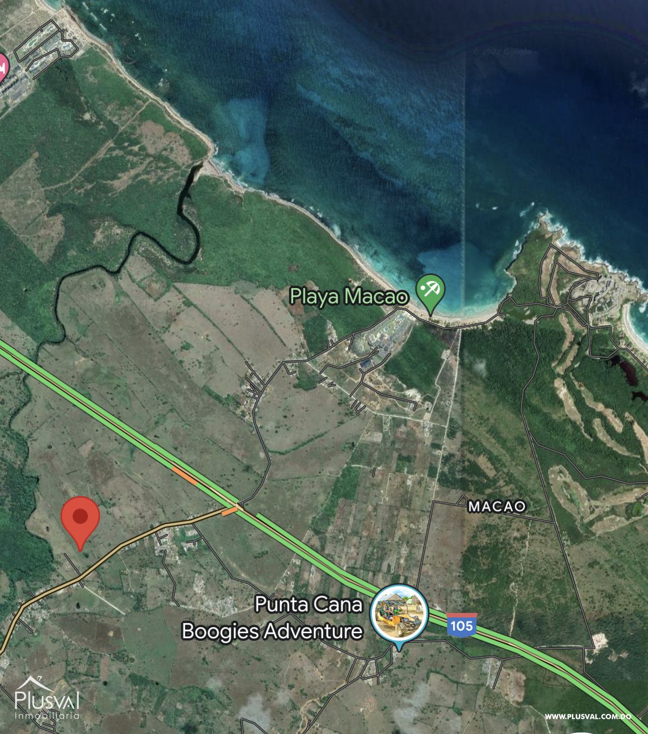 Solar con amplio frente en Macao Punta Cana 235488