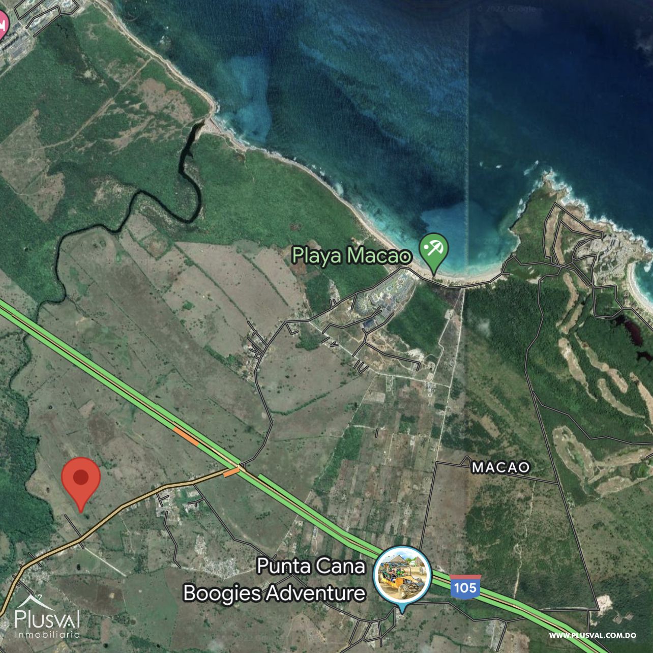 Solar con amplio frente en Macao Punta Cana 235488
