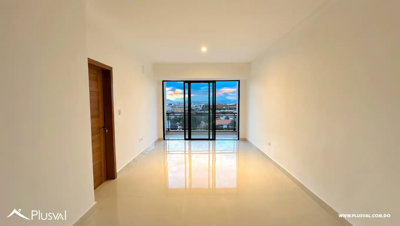 Moderno apartamento de 1 habitación con vista de revista 493327