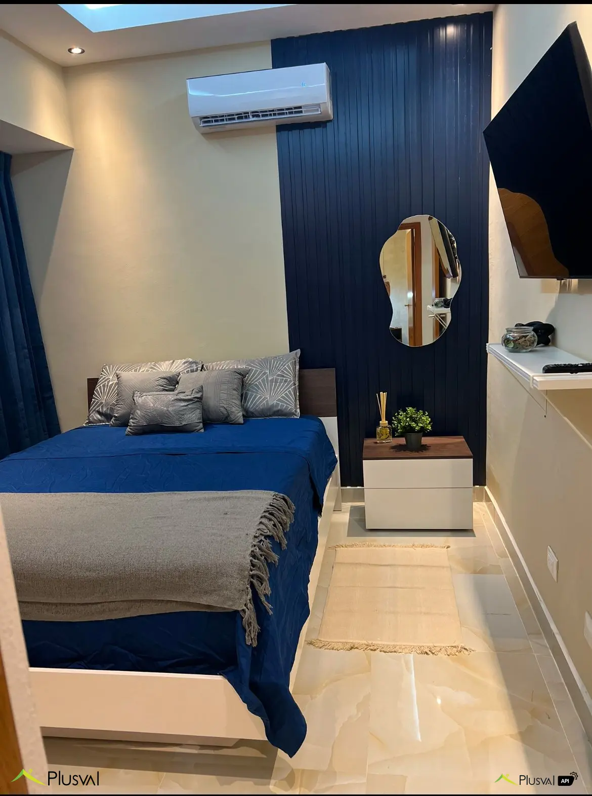 Apartamento amueblado de 2 habitaciones en alquiler – 7mo piso, Naco 447370