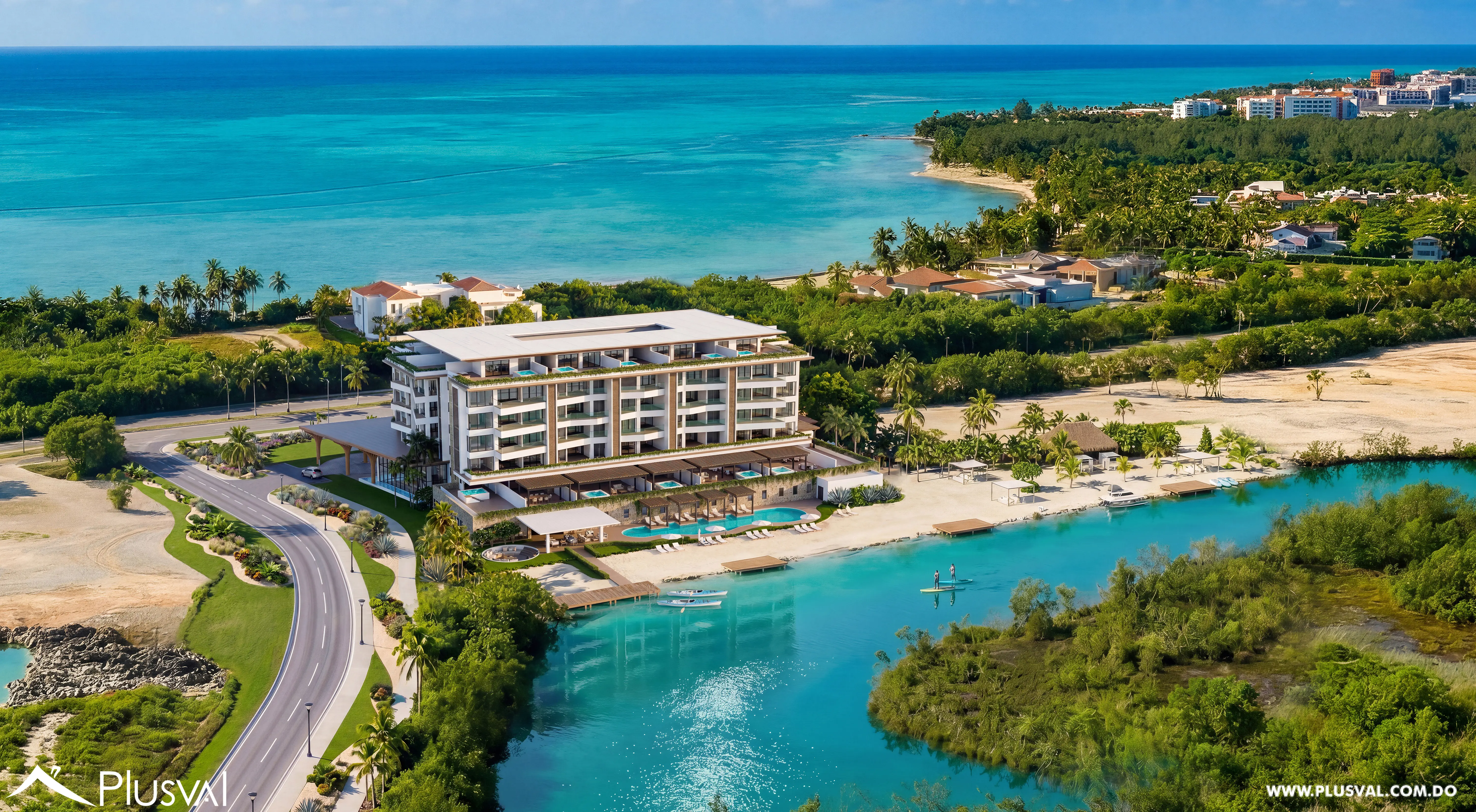 Apartamentos y Penthouses de Lujo en Cap Cana Frente al Lago Azul 508063