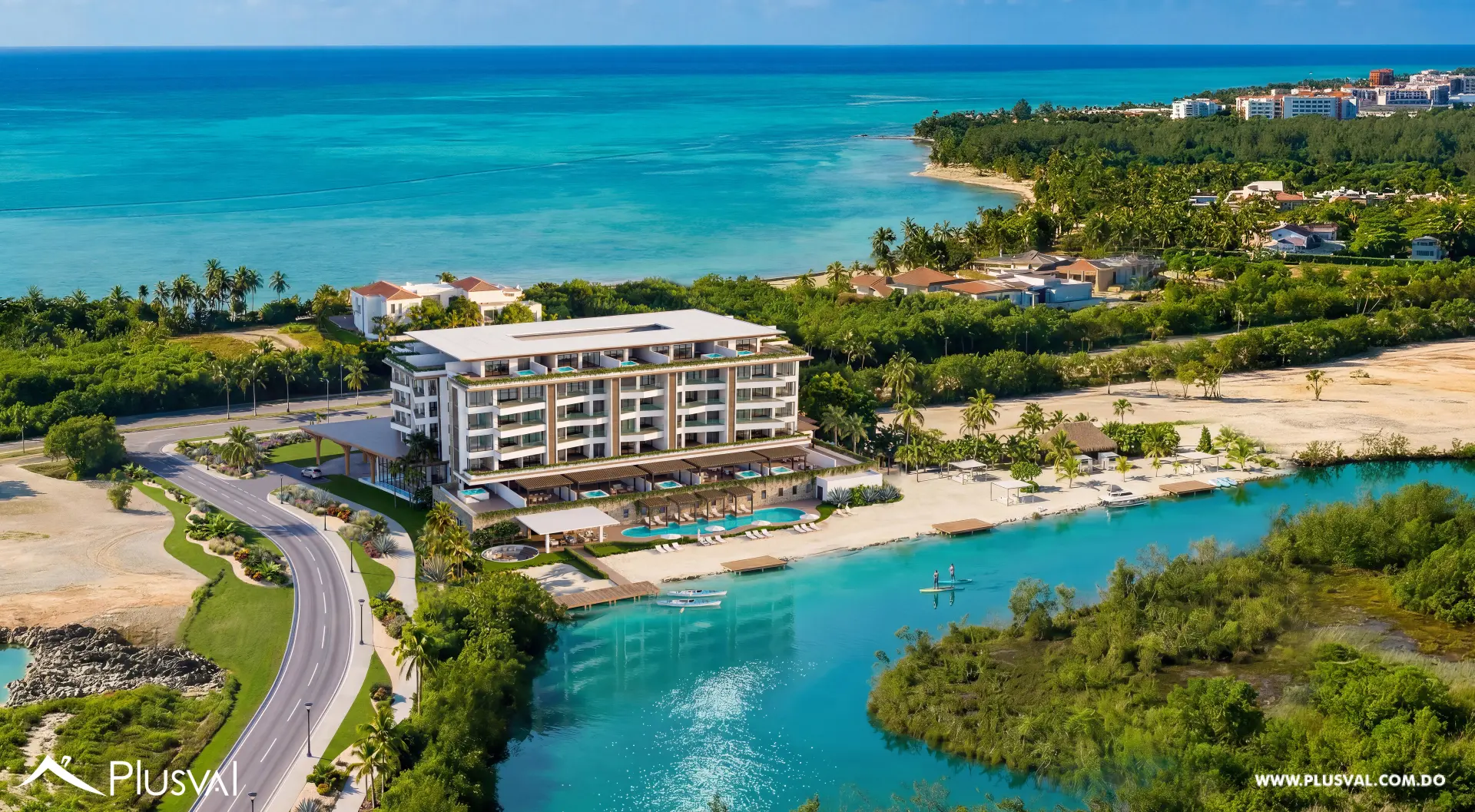 Apartamentos y Penthouses de Lujo en Cap Cana Frente al Lago Azul 508063