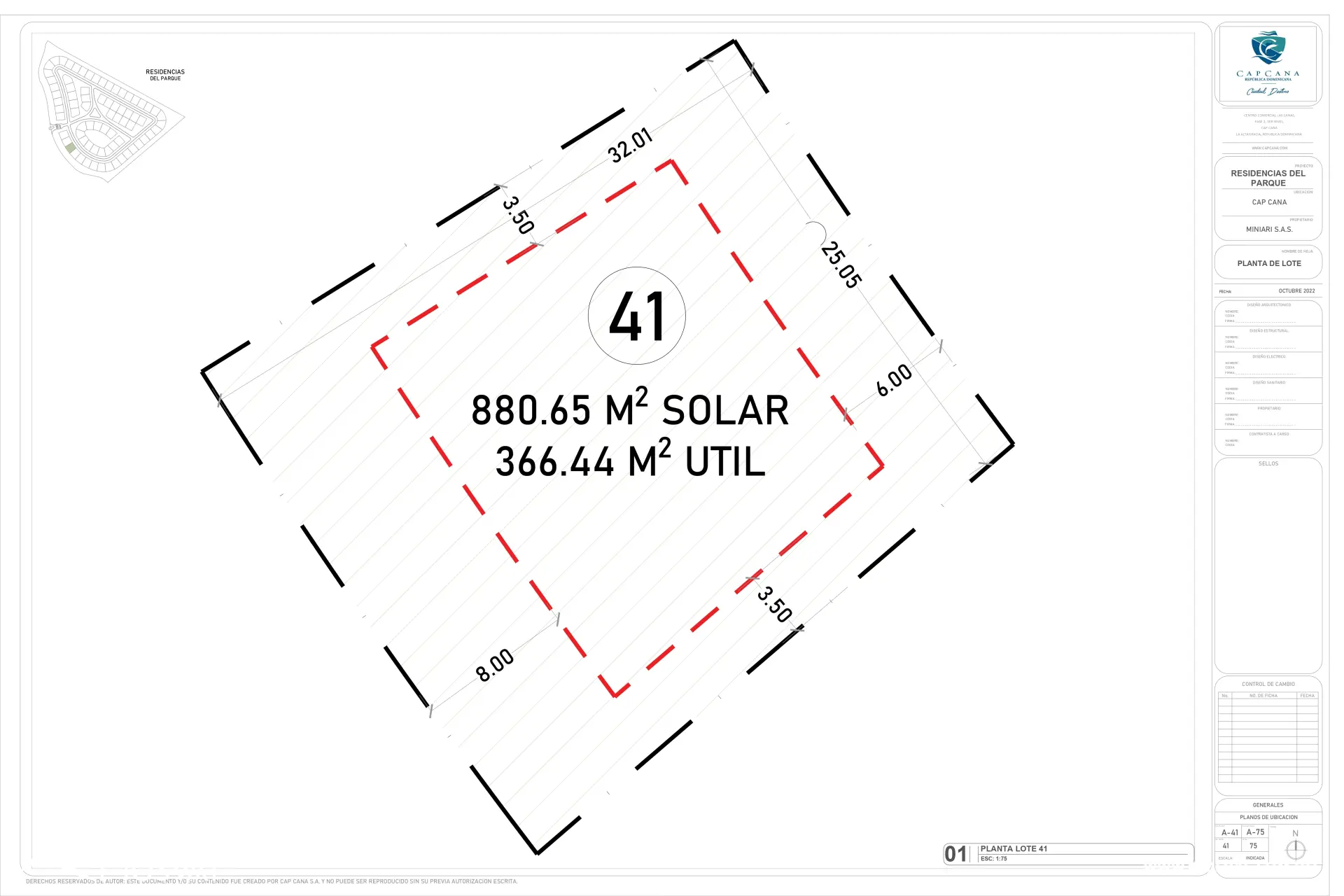 Solar en venta en Cap Cana 531916