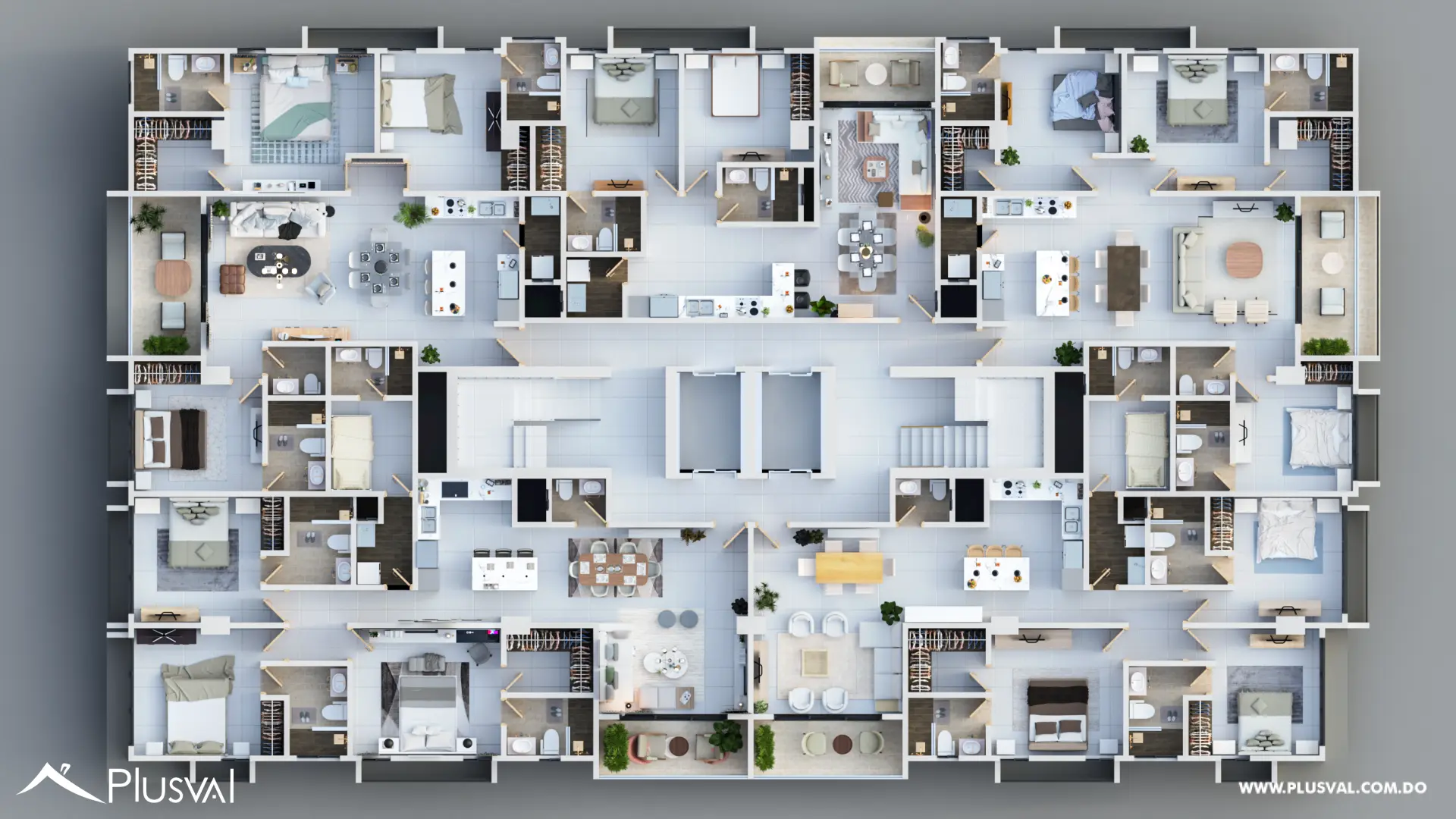 Apartamentos en Venta en Santo Domingo Este a solo 300 metros de City Center con Terraza Privada 517504