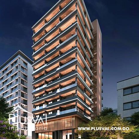 Apartamento en venta en Piantini de 1 habitación 272371
