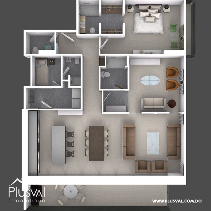Apartamento en Construcción Piso Alto en Torre Retiro 5, Piantini 178512