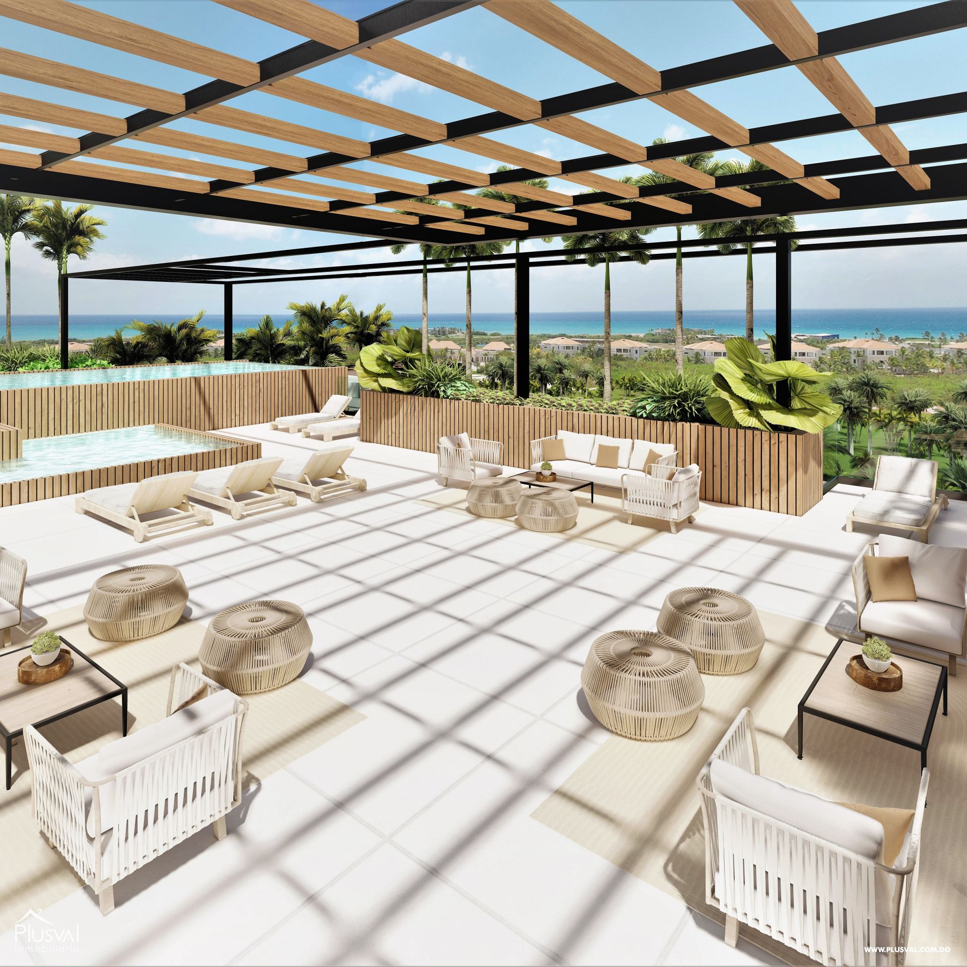Venta de apartamento en Cap Cana 2 habitaciones + servicio 215755