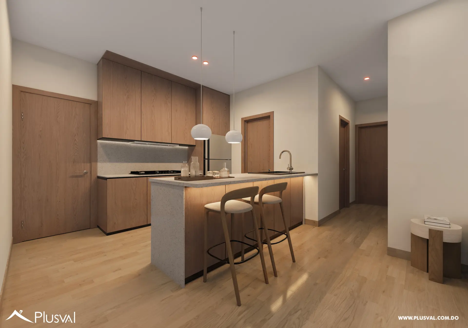 Apartamentos de 2 habitaciones con piscina en Punta Cana 501823