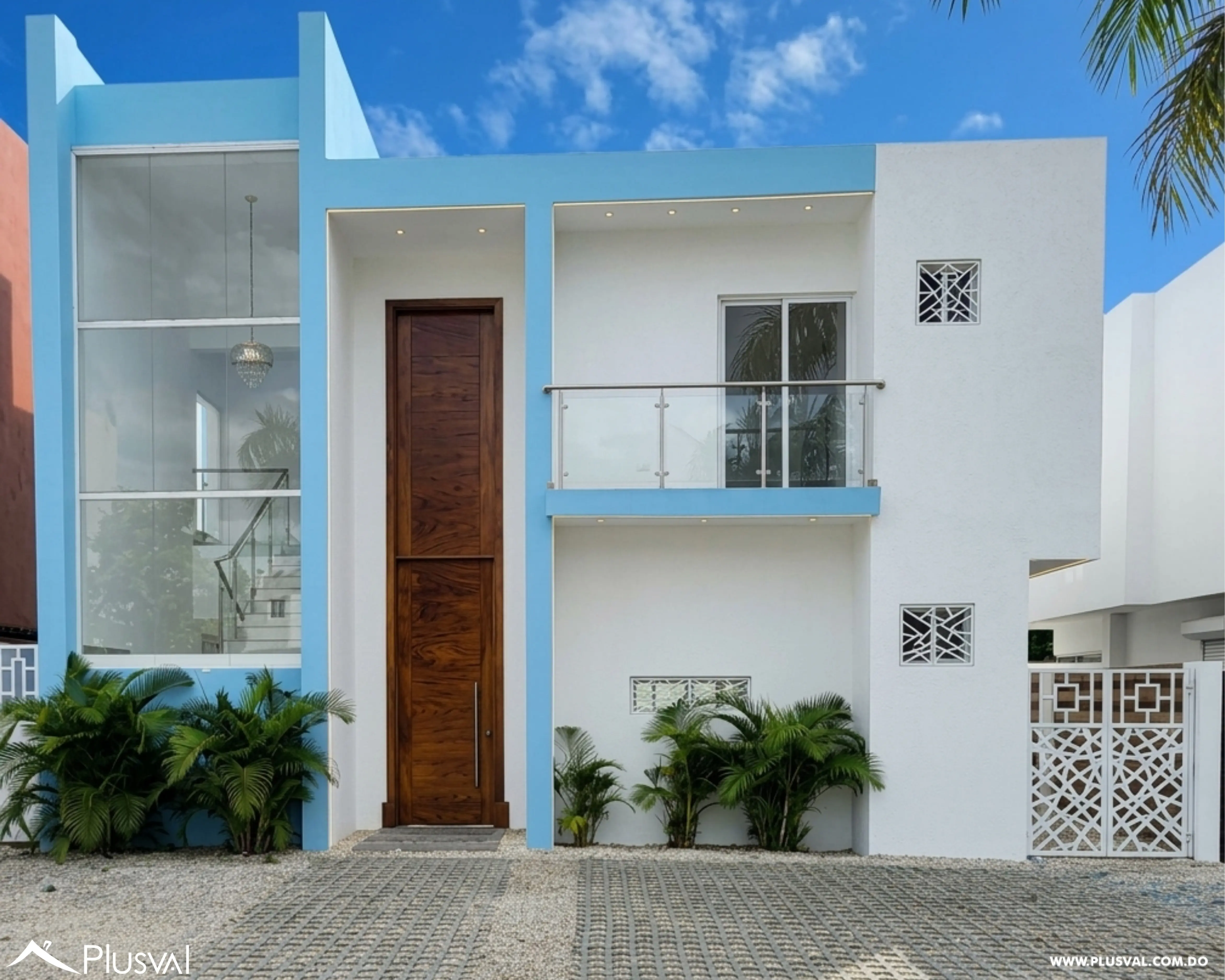 Villa en residencial privado en La Caleta con terraza 501070