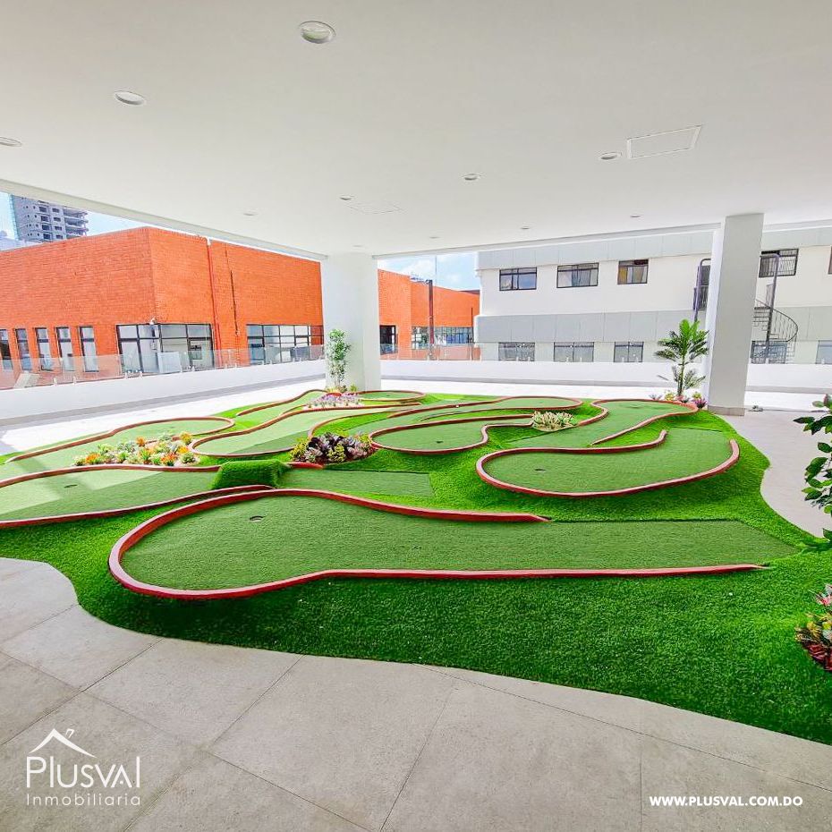Apartamento amueblado 1 hab+estudio en alquiler,  Piantini 278409