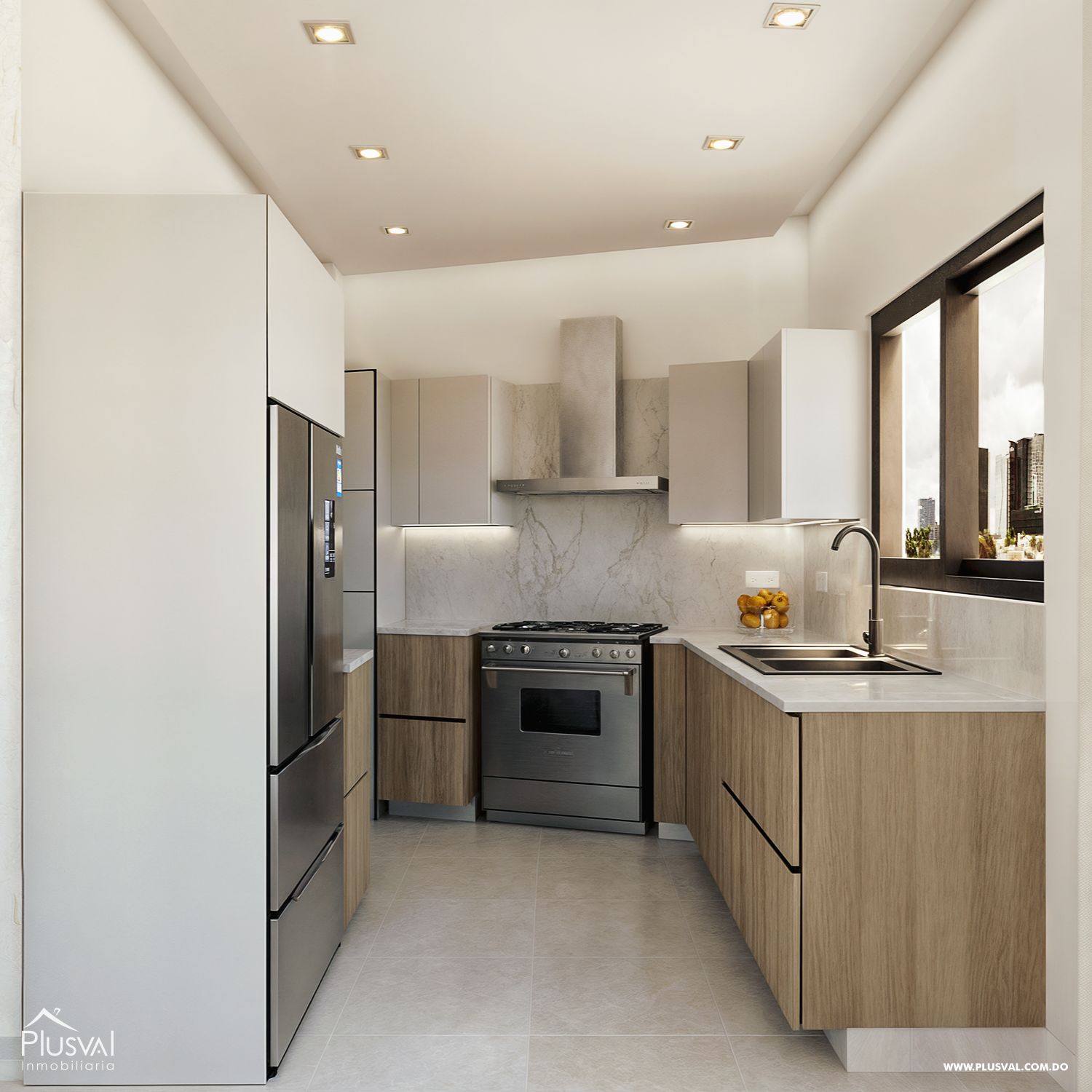 Apartamento de 3 habitaciones en Evaristo Morales 380487